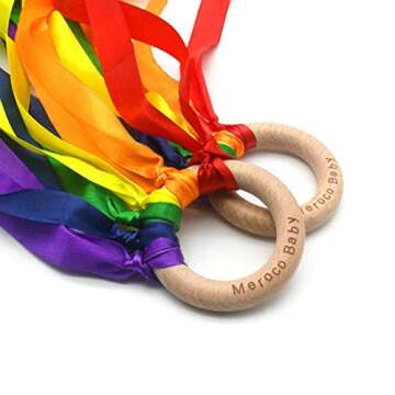 MERCO Rainbow Streamers Hand Kites for Kids Outdoor Fun