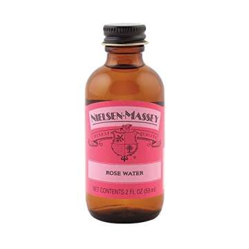 Nielsen-Massey Rose Water for Baking, Cooking and Drinks, 2 Ounce Bottle
