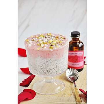 Nielsen-Massey Rose Water for Baking, Cooking and Drinks, 2 Ounce Bottle