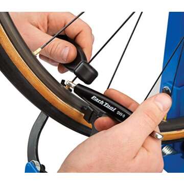 Park Tool SW-9 - Double-Ended Spoke Wrench,Black, 0.127/0.136