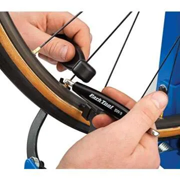 Park Tool SW-9 - Double-Ended Spoke Wrench,Black, 0.127/0.136