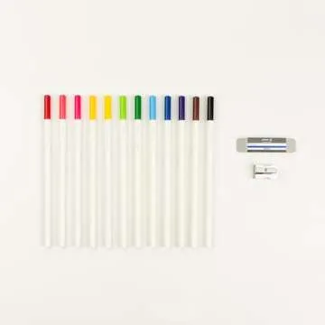 Tombow 51528 Irojiten Colored Pencil Set, Vivid - 12 Premium Pencils, Sharpener & Eraser