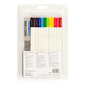 Tombow Irojiten 12 Colored Pencil Set for Artists