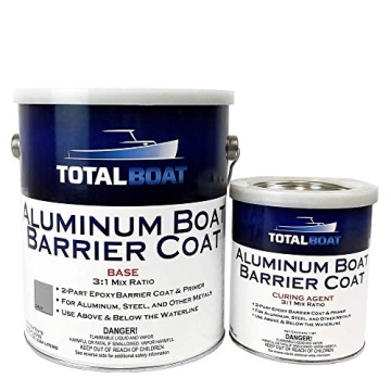 TotalBoat Aluminum Boat Barrier Coat for Superior Protection - 128 Fl Oz (Gallon, Gray)