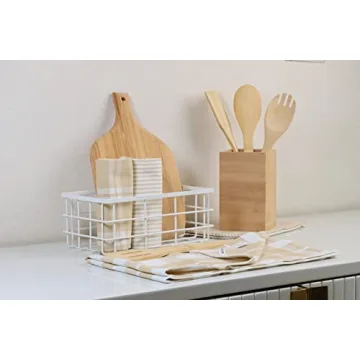 Premium Cotton Kitchen Towels - Pack of 4