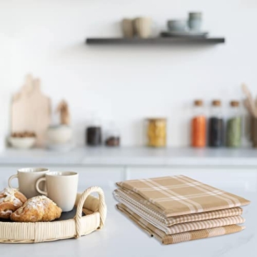 Premium Cotton Kitchen Towels - Pack of 4