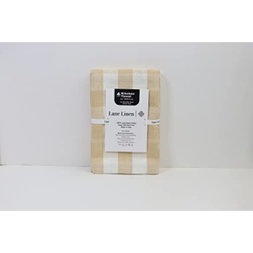 Premium Cotton Kitchen Towels - Pack of 4