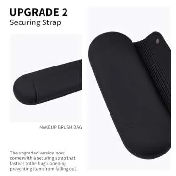 AGIKET Silicone Makeup Brush Holder - Travel Friendly & Durable