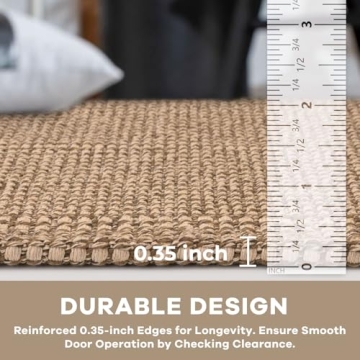 KOZYFLY Boho Rug 2x3 ft Washable Non-Slip Cotton Rug