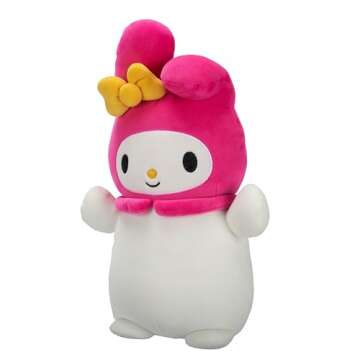 Squishmallows Original Sanrio 10-Inch My Melody HugMees - Ultra-Soft Plush Toy