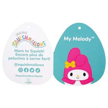 My Melody Squishmallows 10-Inch Plush - Super Soft Gift