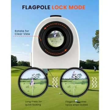 High-Precision Golf Rangefinder with Slope for All