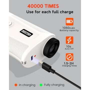 High-Precision Golf Rangefinder with Slope for All