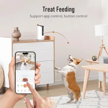 PARIS RHÔNE Pet Camera with Treat Dispenser and Night Vision