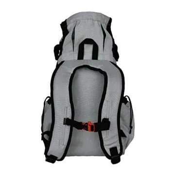 K9 Sport Sack | Dog Carrier Backpack for Small and Medium Pets | Front Facing Adjustable Dog Backpack Carrier | Fully Ventilated | Veterinarian Approved (Small, Air - Charcoal Grey)