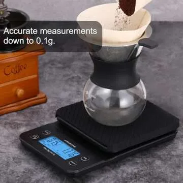 Apexstone Coffee Scale with Timer for Perfect Brewing