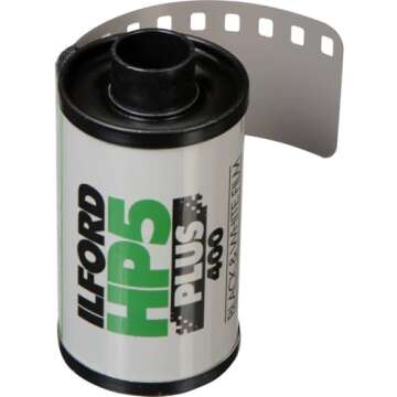 Ilford 1574577 HP5 Plus, Black and White Print Film, 35 mm, ISO 400, 36 Exposures (Pack of 3)