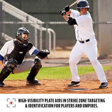 MLB High Visibility Pitchers Training Plate, 17-Inch