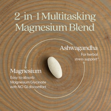 Magnesium + Ashwagandha Supplement for Relaxation & Recovery
