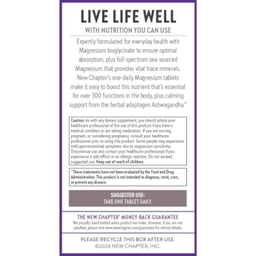 Magnesium + Ashwagandha Supplement for Relaxation & Recovery