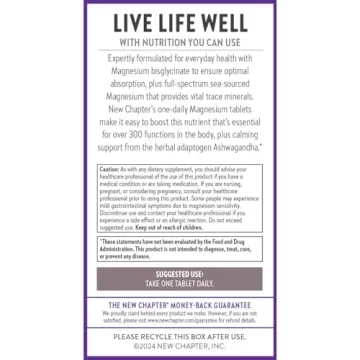 Magnesium + Ashwagandha Supplement for Relaxation & Recovery