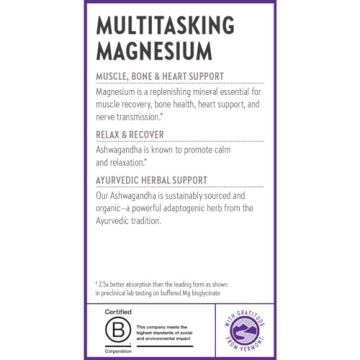 Magnesium + Ashwagandha Supplement for Relaxation & Recovery