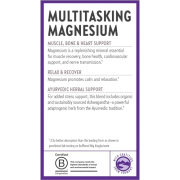 Magnesium + Ashwagandha Supplement for Relaxation & Recovery
