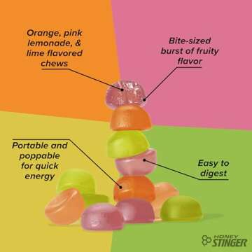 Honey Stinger Organic Energy Chews - Citrus Splash