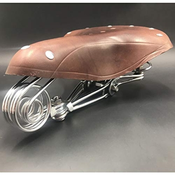 CDHpower Leather Bicycle Saddle for Comfort and Style