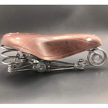 CDHpower Leather Bicycle Saddle for Comfort and Style