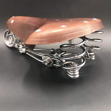 CDHpower Leather Bicycle Saddle for Comfort and Style