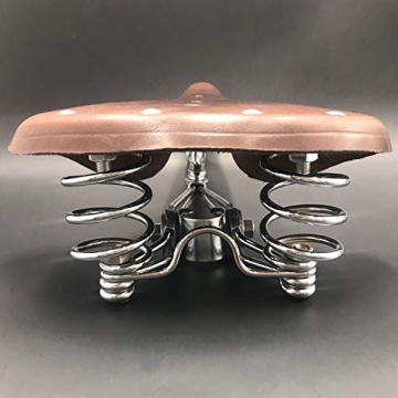 CDHpower Leather Bicycle Saddle for Comfort and Style