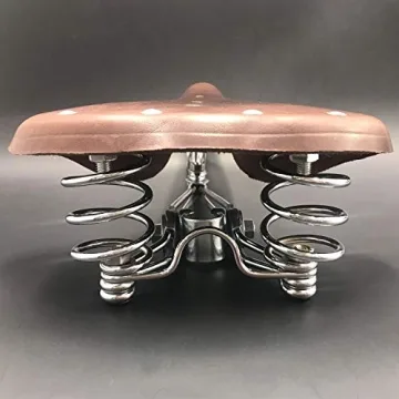 CDHpower Leather Bicycle Saddle for Comfort and Style