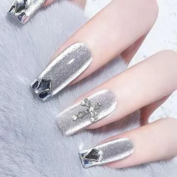 3D Cross Nail Charms Kit Perfect for Creative Nail Art