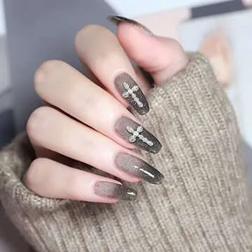 3D Cross Nail Charms Kit Perfect for Creative Nail Art