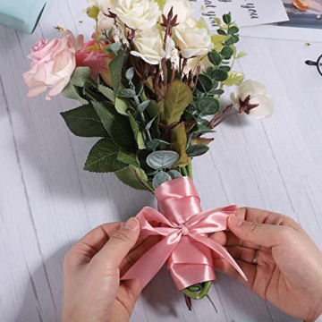 Pink Satin Ribbon for Gifts and Decorations