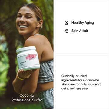 THORNE Collagen Plus - Collagen Peptides Powder with Nicotinamide Riboside and Clinically Studied Ingredients for Skin Texture and Moisture - Healthy Skin, Hair, and Nails - 17.5 Oz - 30 Servings