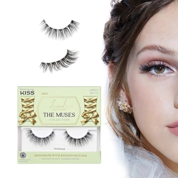 KISS Noblesse False Eyelashes - Wispy, Comfortable, Vegan