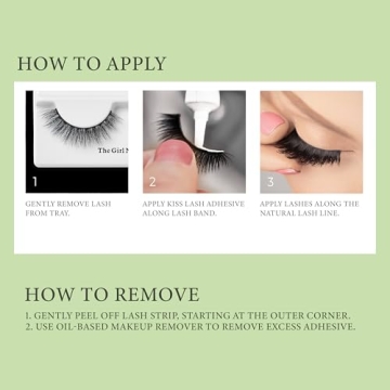 KISS Noblesse False Eyelashes - Wispy, Comfortable, Vegan