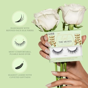 KISS Noblesse False Eyelashes - Wispy, Comfortable, Vegan