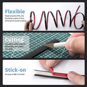 Art3d Peel and Stick Vinyl Trim for Home Decor