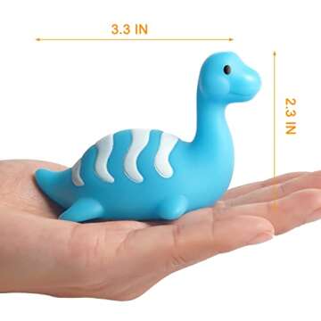 Light-Up Dinosaur Bath Toys for Toddlers 1-3 - Fun & Safe