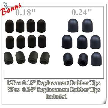 Bargains Depot 2-in-1 Capacitive Stylus Pen with 20 Tips