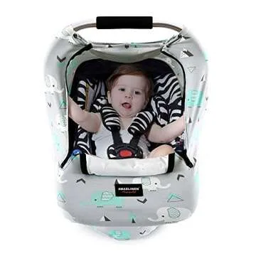 Stylish Baby Car Seat Covers - Acrabros Infant Canopy