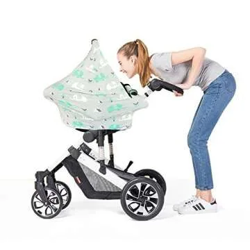 Stylish Baby Car Seat Covers - Acrabros Infant Canopy