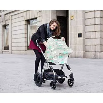 Stylish Baby Car Seat Covers - Acrabros Infant Canopy