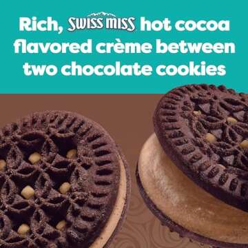 Glutino Swiss Miss Gluten Free Hot Cocoa Flavored Sandwich Cookies, 10.5 oz - Sweet Treats for Every...