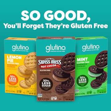 Glutino Gluten Free Hot Cocoa Sandwich Cookies - 10.5 oz