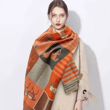 EXTREE Luxury Pashmina Shawl Wrap for Women