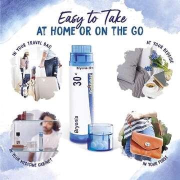 Boiron Bryonia Alba 30C, 80 Pellets, Homeopathic Medicine for Muscle and Joint Pain